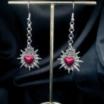 Cœur Ardent – Boucles d’oreilles