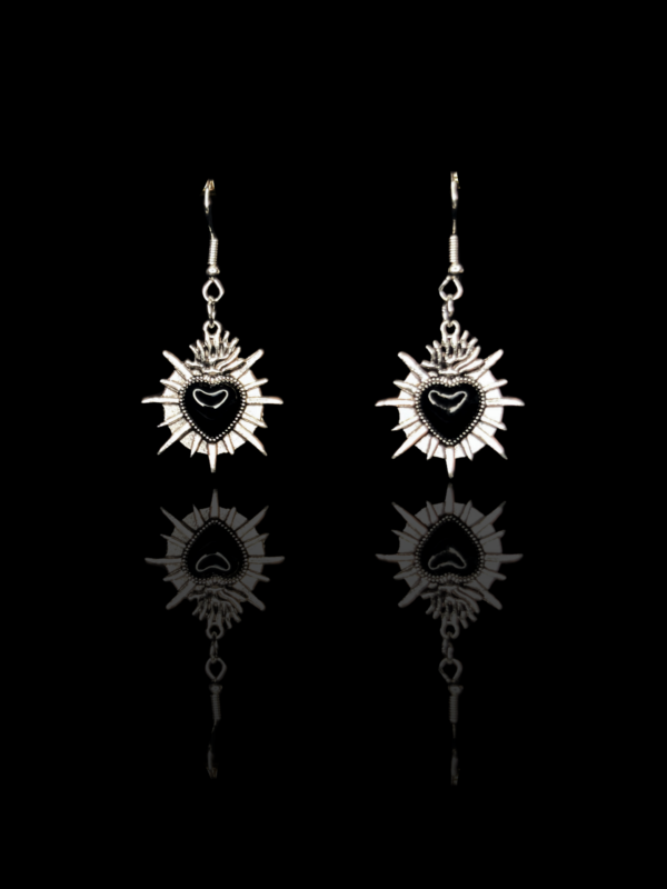 Cœur Infernale - Boucles d’oreilles