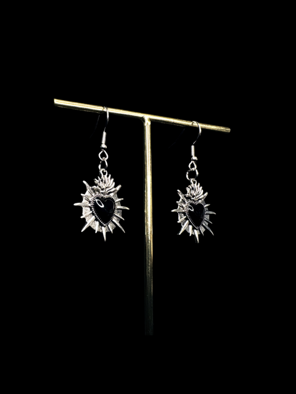 Cœur Infernale - Boucles d’oreilles