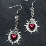 Cœur Ardent - Boucles d’oreilles