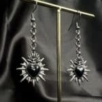 Cœur Ardent – Boucles d’oreilles