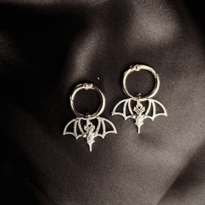 Charm Chauve-Souris Argentée pour Bottes