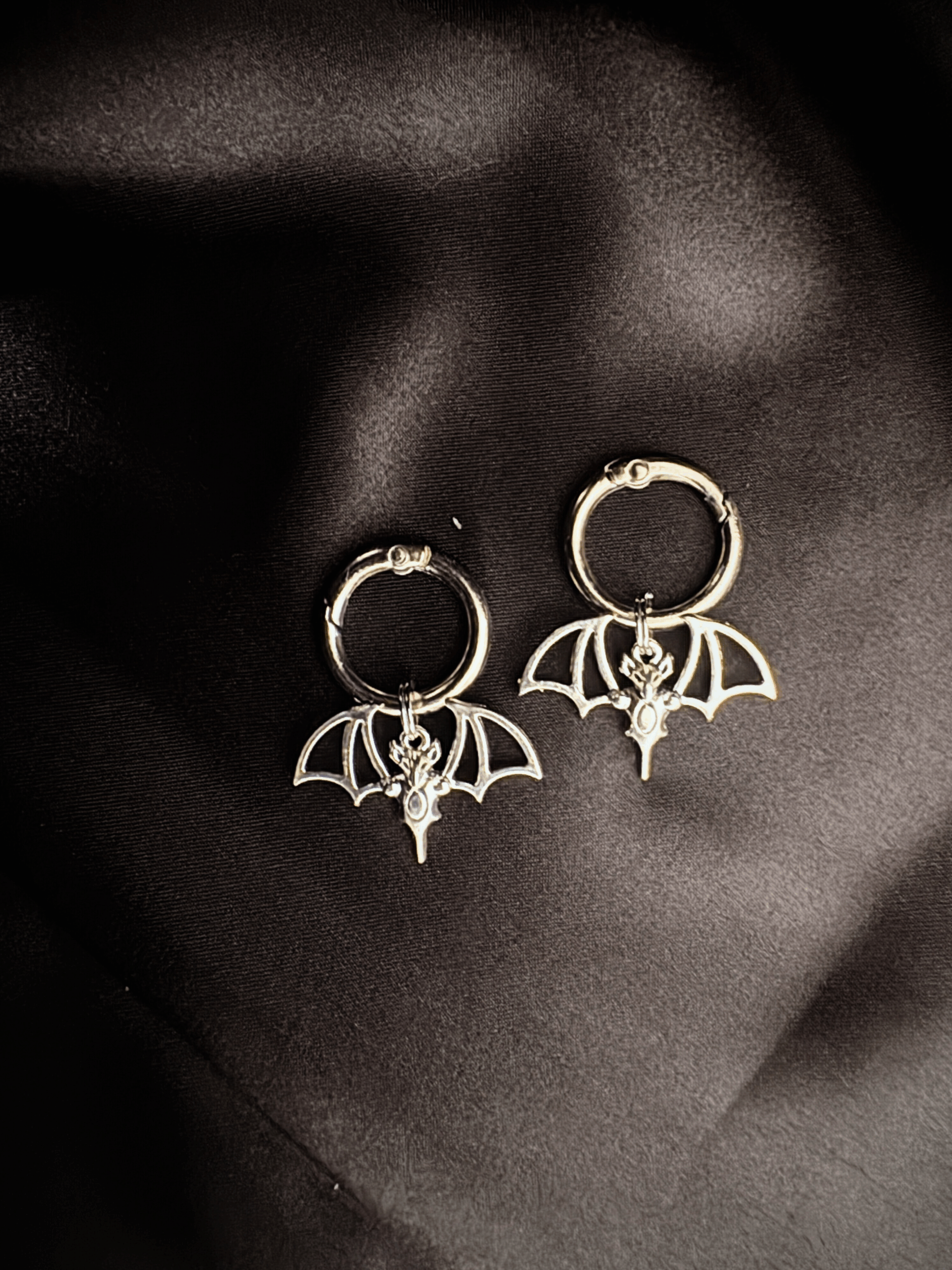 Charm Chauve-Souris Argentée pour Bottes