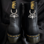 Charm Chauve-Souris Argentée pour Bottes