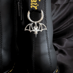 Charm Chauve-Souris Argentée pour Bottes