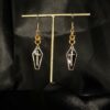 Boucles d’oreilles gothiques “Sanctuaire Doré”
