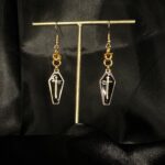 Boucles d’oreilles gothiques “Sanctuaire Doré”