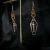 Boucles d’oreilles gothiques “Sanctuaire Doré”