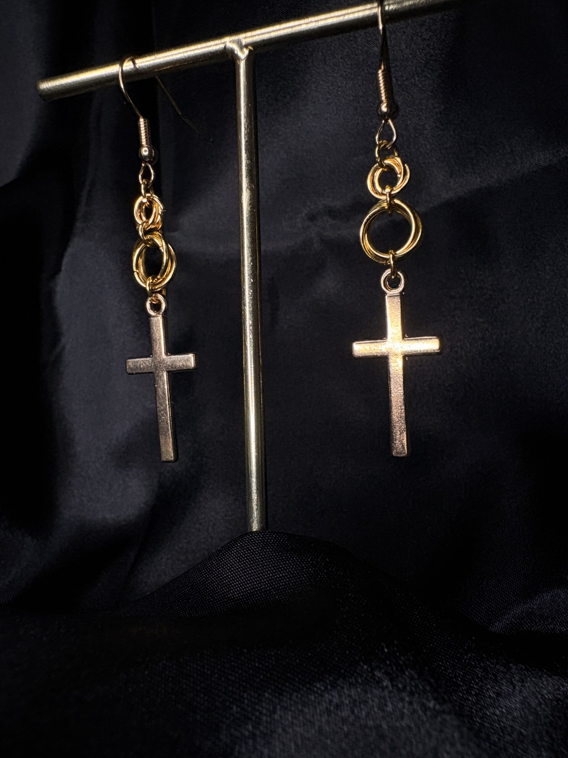 IMG_2599 Croix d’Or - Boucles d’oreilles