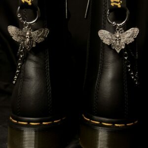 Chaine de bottes Papillon Tête de Mort & Chaînes Argentées