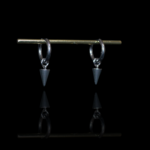 Boucles d’oreilles créoles à pics