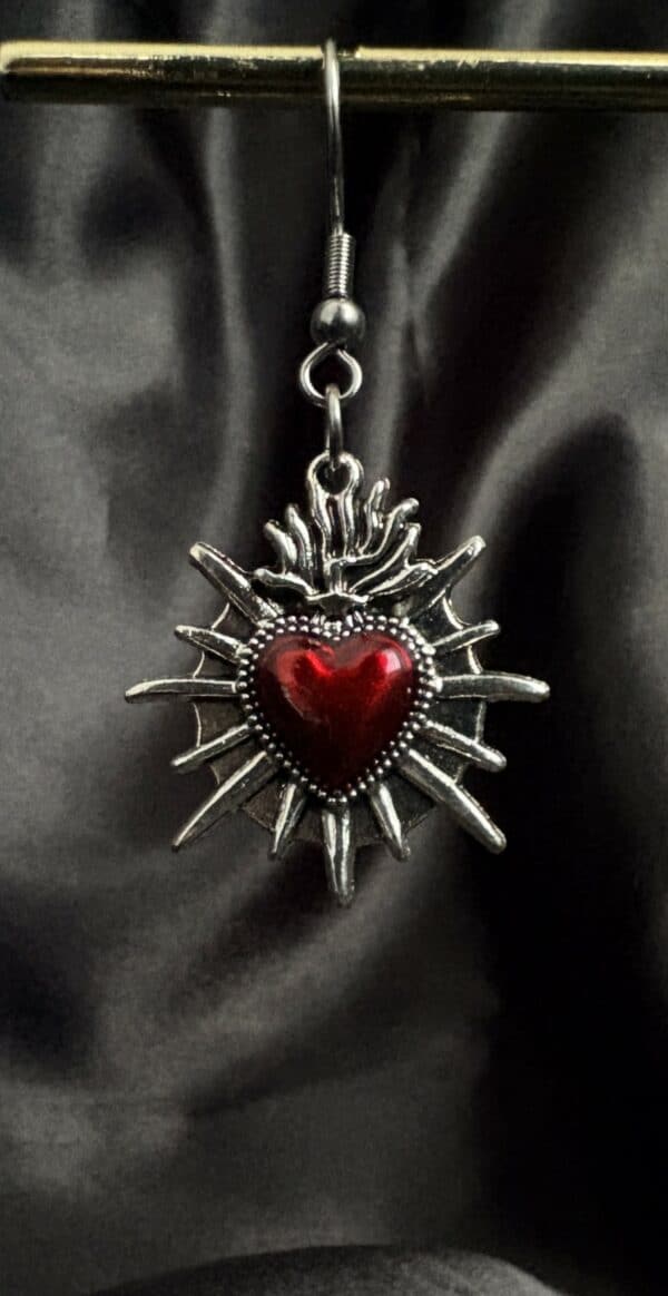 Cœur Infernale - Boucles d’oreilles