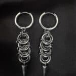 IMG_5473 Boucles d'Oreilles Gothiques Créoles Purgatoire