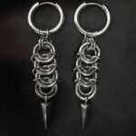 Boucles d'Oreilles Gothiques Créoles Purgatoire