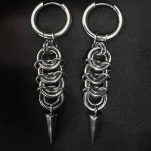 Boucles d'Oreilles Gothiques Créoles Purgatoire