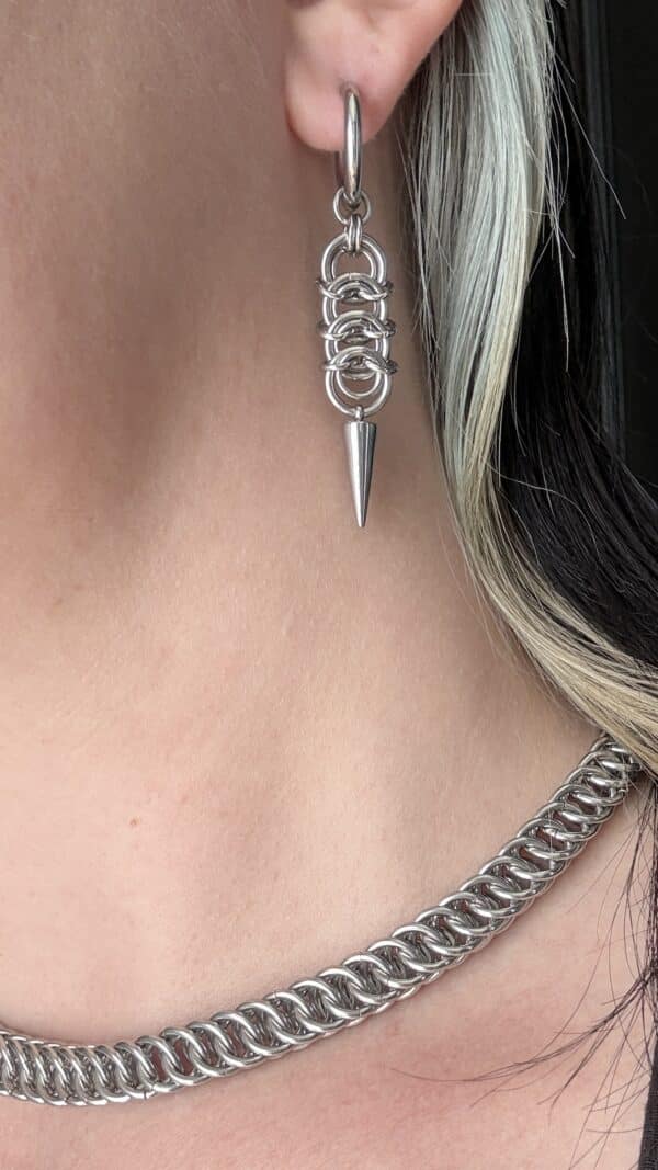 IMG_5590 Boucles d'Oreilles Gothiques Créoles Purgatoire